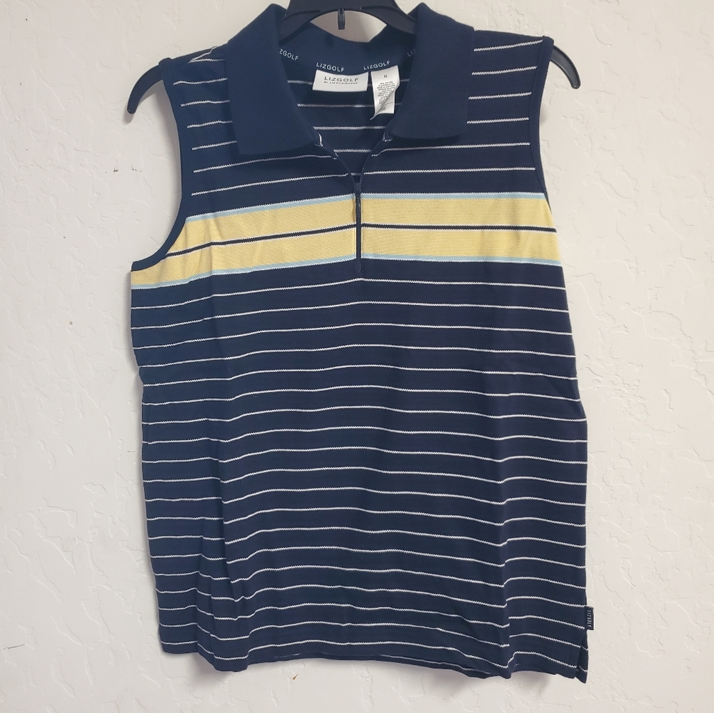 Liz Claiborne GOLF Size Medium Top with Zipper